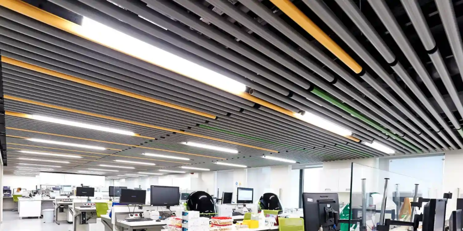 baffle suspended ceiling system