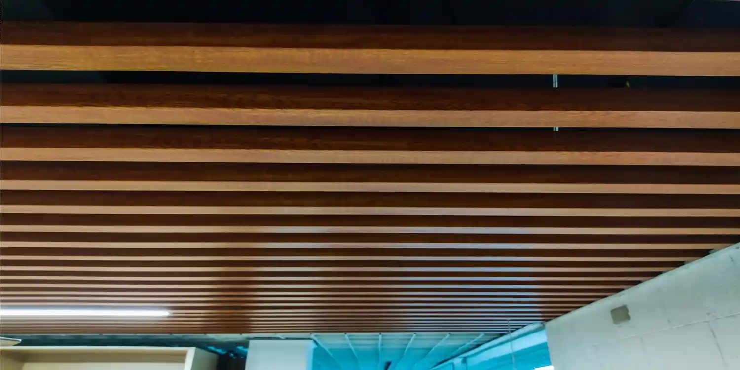 wpc baffle ceiling India